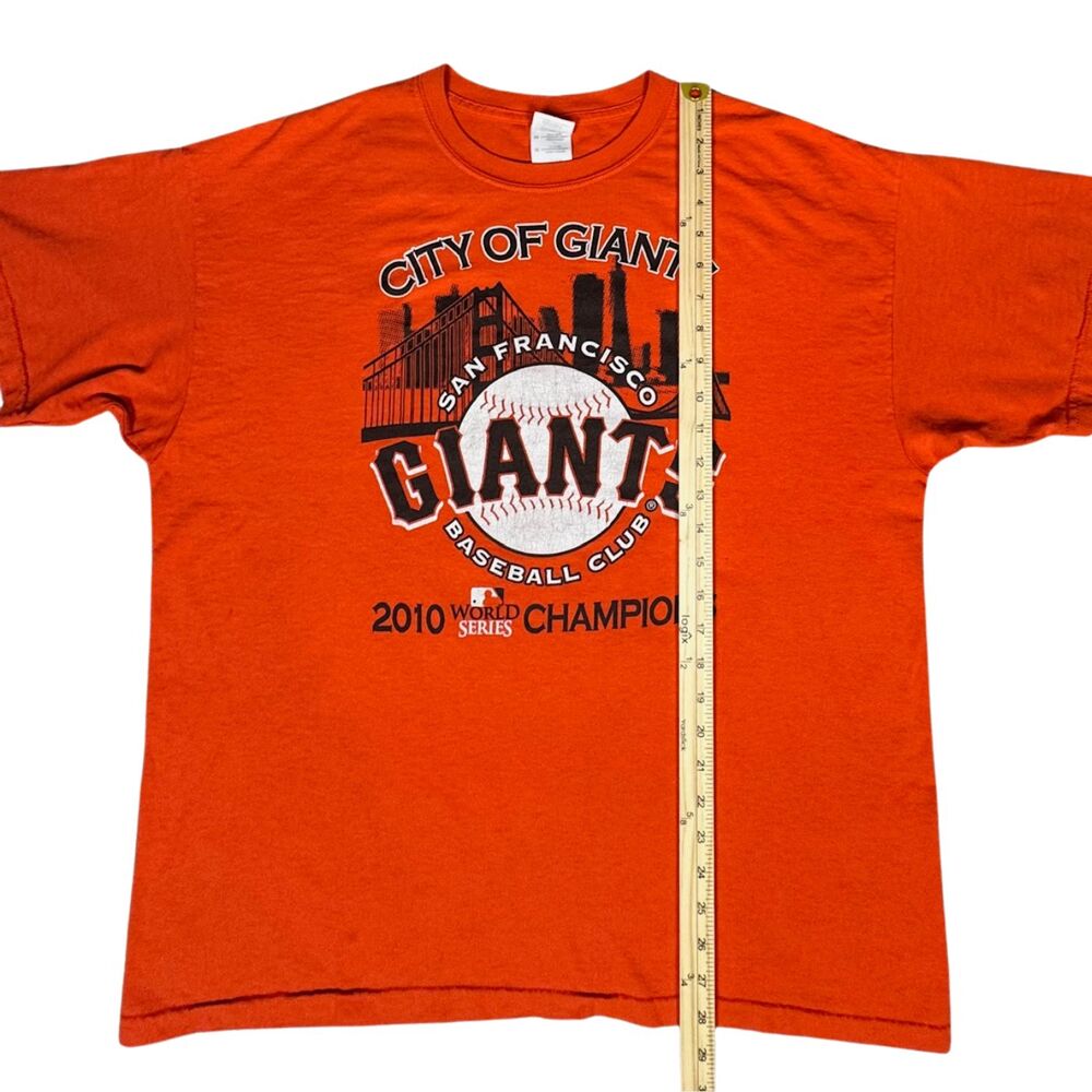 Gildan Orange San Francisco Giants 2010 Champions Graphic Tee - Picture 4 of 8